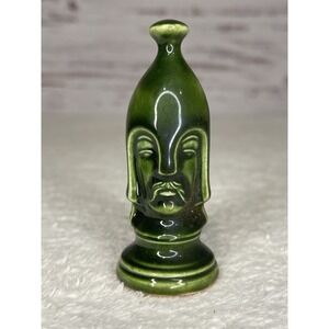 Chess Piece Duncan Mold VTG Glazed Ceramic Green Pawn